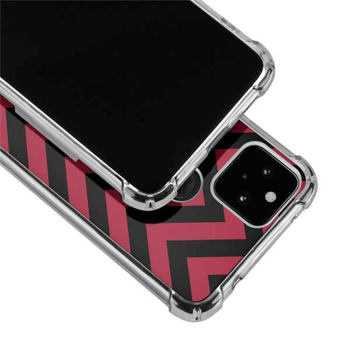 University of Oklahoma Sooners Chevron Google Pixel 5 Clear Case